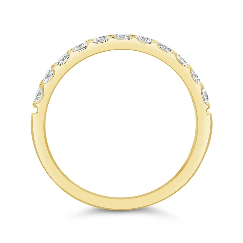 New Brilliance 14K Yellow Gold Lab Grown 0.50CTW Diamond Band
