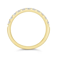 New Brilliance 14K Yellow Gold Lab Grown 0.50CTW Diamond Band
