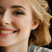 Julianna B Sterling Silver London, Sky and Swiss Blue Topaz White Topaz Earrings