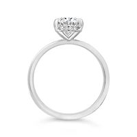 New Brilliance Lab Grown 2.08CTW Oval Diamond Solitaire Ring in 14K White Gold