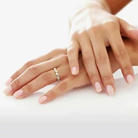 Julianna B Yellow Plated Sterling Silver Diamond Twist Fashion Band