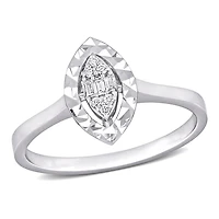 Julianna B 14K White Gold Diamond Marquise Fashion Ring