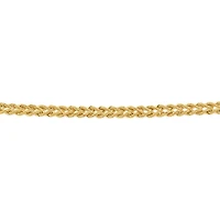 10K Yellow Gold 18" Semi Solid Double Rope Chain