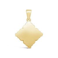 10K Yellow Gold Open Work Pendant