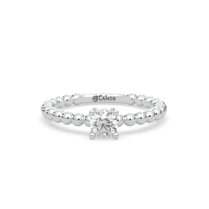 Lands Collection Modern Electrum Canadian 0.27Ct Diamond Fashion Ring Size 7