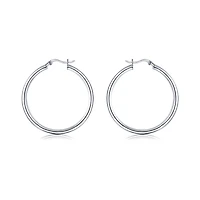 Sterling Silver Classic Hoop Box Set of 5