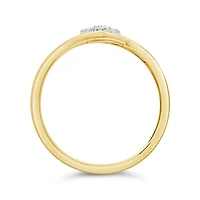 Diamond Promise Ring in 10K Yellow Gold