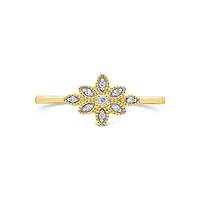 Diamond Fashion Ring in 10K Yellow Gold