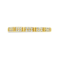 Stackable Diamond Ring in 10K Yellow Gold