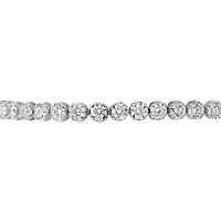 New Brilliance Lab Grown 10.00CTW Diamond Tennis Bracelet in 10K White Gold