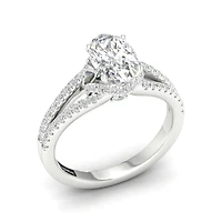 Jenny Packham Lab Grown 2.50CTW Diamond Bridal Ring in 18K White Gold
