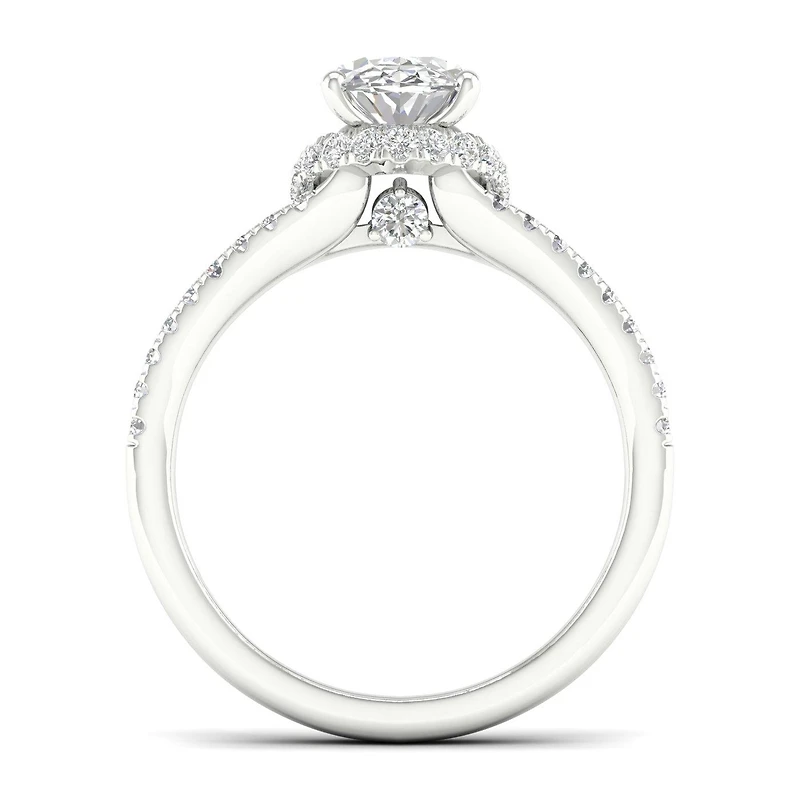 Jenny Packham Lab Grown 2.50CTW Diamond Bridal Ring in 18K White Gold