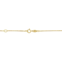 Glacier Fire Princess Cut Canadian Diamond Pendant in 10K Yellow Gold