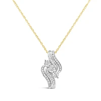 0.25CTW Diamond Fashion Pendant in 10K Yellow Gold