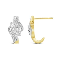 0.25CTW Diamond Fashion Earrings in 10K Yellow Gold