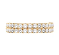 New Brilliance Lab Grown 1.00CTW Diamond Band in 10K Yellow Gold