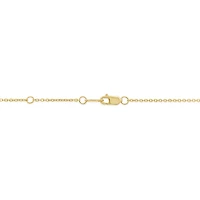 New Brilliance Lab Grown 0.45Ctw Diamond Infinity Necklace In 10K Yellow Gold