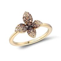 Le Vian 14K Honey Gold 0.46CTW Chocolate Ombre Diamond Ring