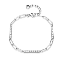 Reign Paper Clip Link Chain Bracelet