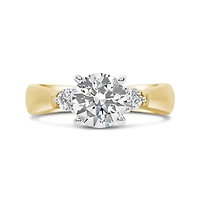 New Brilliance Lab Grown 1.70CTW Diamond Bridal Ring in 14K Yellow Gold