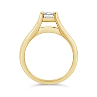 New Brilliance Lab Grown 2.00CTW Emerald Cut Diamond Ring in 14K Yellow Gold