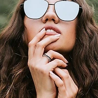 JULIANNA B Diamond Stackable Ring Sterling Silver