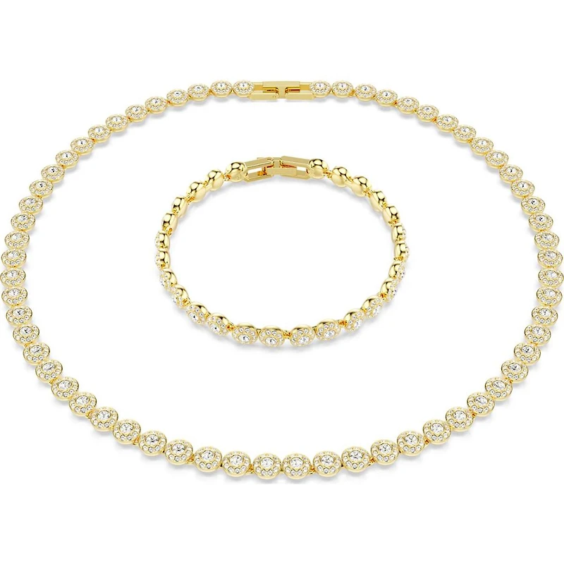 Swarovski Una Angelic Set of Tennis Necklace & Bracelet