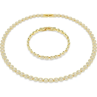 Swarovski Una Angelic Set of Tennis Necklace & Bracelet