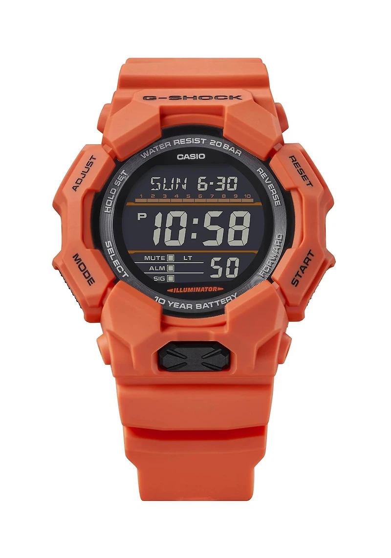Casio G-Shock Men's Rugged Digital Orange Watch