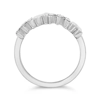 Diamond Mama Ring in Sterling Silver