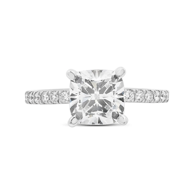 New Brilliance Lab Grown 2.40CTW Diamond Solitaire Bridal Ring in 14K White Gold