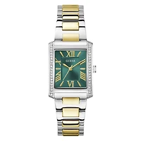 Guess Women's Two-Tone Crystal Bonnie Watch