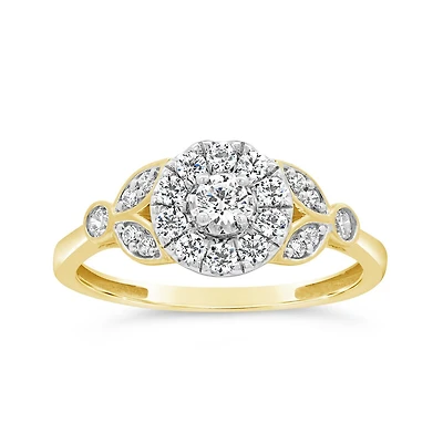 New Brilliance Lab Grown 0.50CTW Diamond Fashion Ring in 10K Yellow Gold