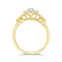 New Brilliance Lab Grown 0.50CTW Diamond Fashion Ring in 10K Yellow Gold