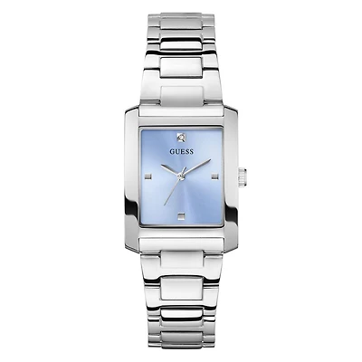 Guess Women's Silver Tone Bonnie Watch