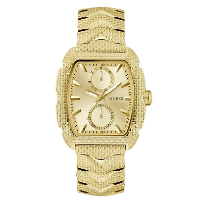 Guess Women's Rose Gold Tone Crystal Isla Watch
