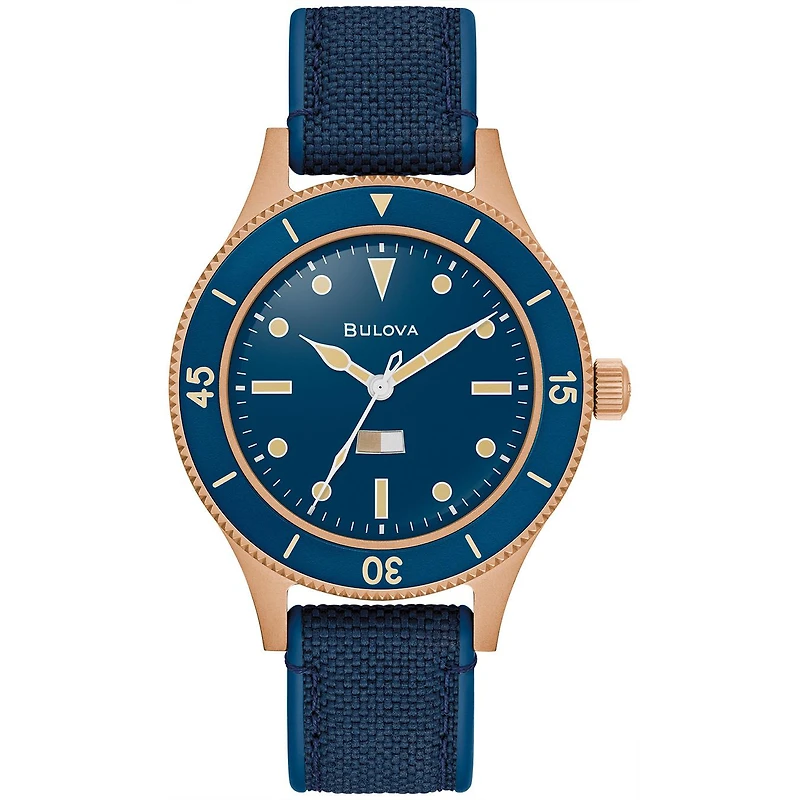 Bulova Men's Blue Mil Ships Cusn8 Bronze/ Archive Series Watch