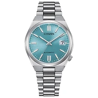 Citizen Men's Silver-Tone Blue Tsuyosa Automatic Watch