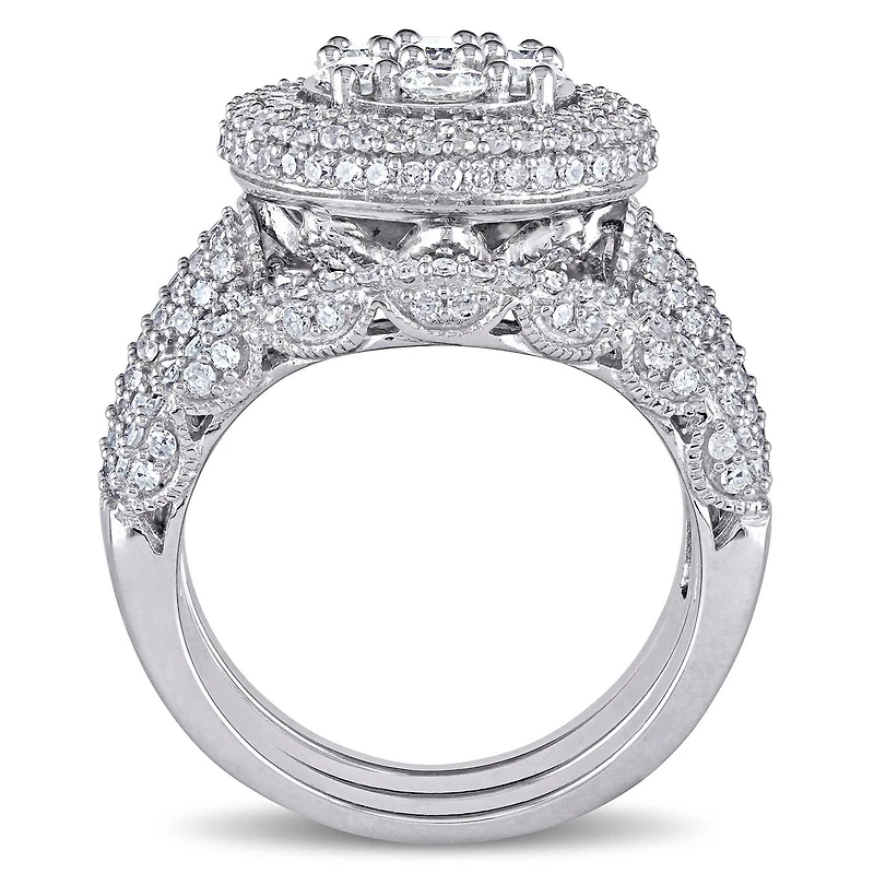 Julianna B 2.46CTW Diamond Bridal Set 10K White Gold
