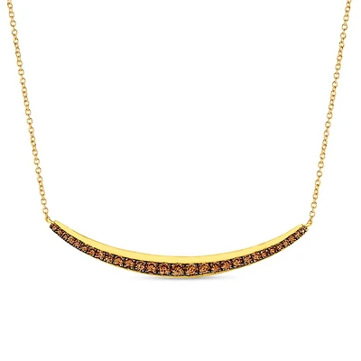 Le Vian 14K Yellow Gold Chocolate Diamonds Adjustable Necklace