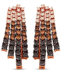 Le Vian 14K Rose Gold Brown & Black & Nude Diamonds Earrings