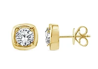 Above Love Lab Grown 1.60CTW Diamond Stud Earrings in 14K Yellow Gold