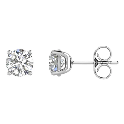 Above Love Lab Grown 2.28CTW Diamond Stud Earrings in 14K White Gold