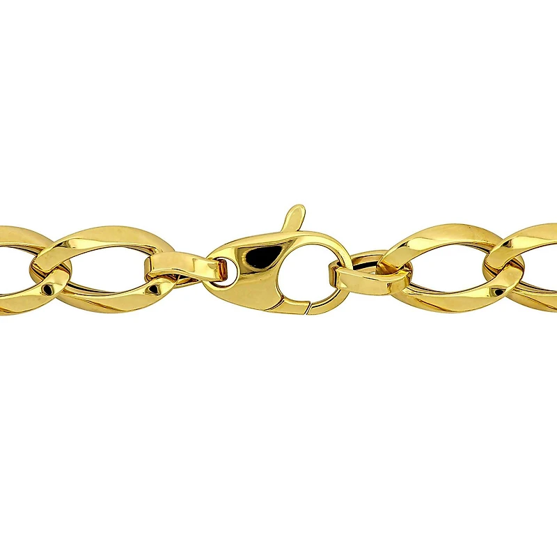 Julianna B 14K Yellow Gold 7.5mm Oval 7.5" Link Bracelet