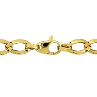 Julianna B 14K Yellow Gold 7.5mm Oval 7.5" Link Bracelet