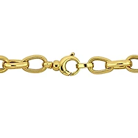 Julianna B 14K Yellow Gold 6.8mm Pear Shaped 7.5" Link Bracelet