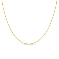 14K Yellow Gold 20" 0.8mm Box Chain
