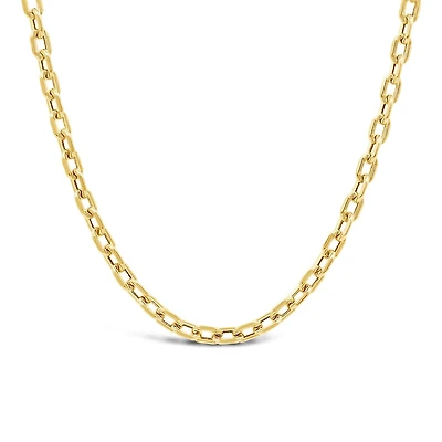 10K Yellow Gold 18" 2.90mm Semi-Solid Diamond Cut Forzata Chain