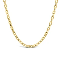 10K Yellow Gold 18" 2.90mm Semi-Solid Diamond Cut Forzata Chain
