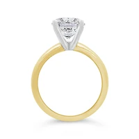 New Brilliance Lab Grown 3.00CT Diamond Solitaire Ring in 14K Yellow Gold